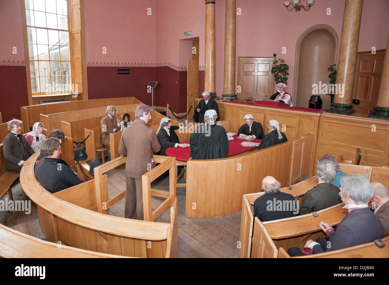 Schottland, historische Inveraray Jail & County Court, Gerichtsgebäude