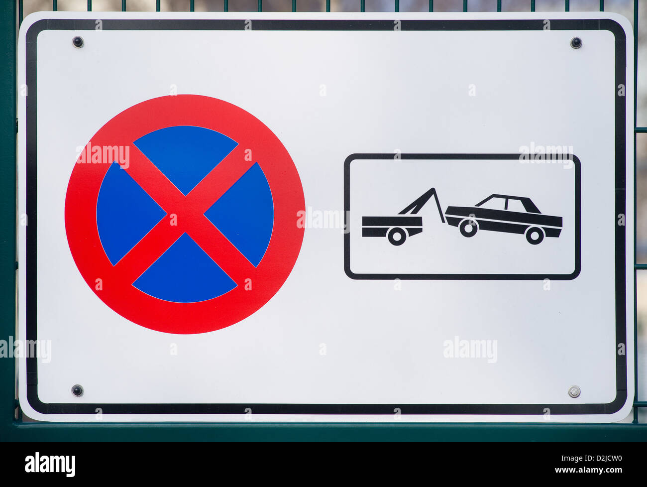 Berlin, Deutschland, Stop-Schild absolutes Verbot Stockfoto