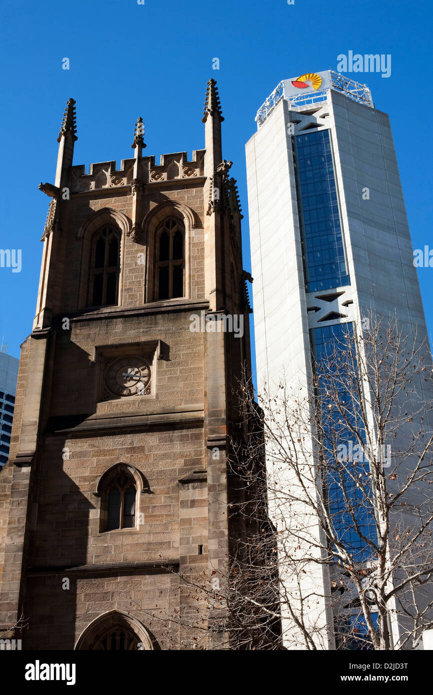 Anglikanische Kirche St. Philip erbaut 1856, 3 York Street, Sydney Australien Stockfoto