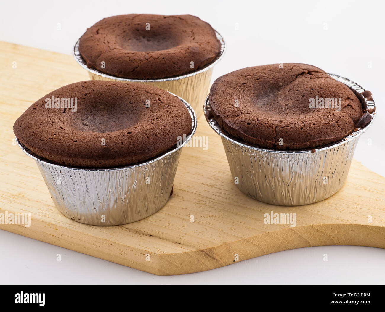 Hausgemacht, nur gekocht Schokoladendesserts gemacht durch einen stolzen italienischen Hausfrau Stockfoto