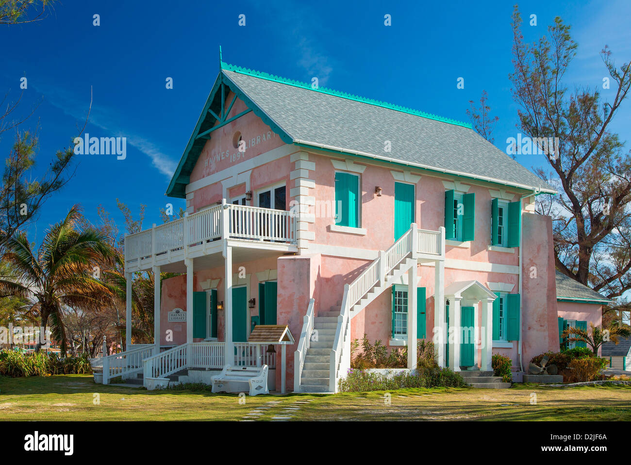 Bahamas, Eleuthera Insel Governors Harbour Stockfoto