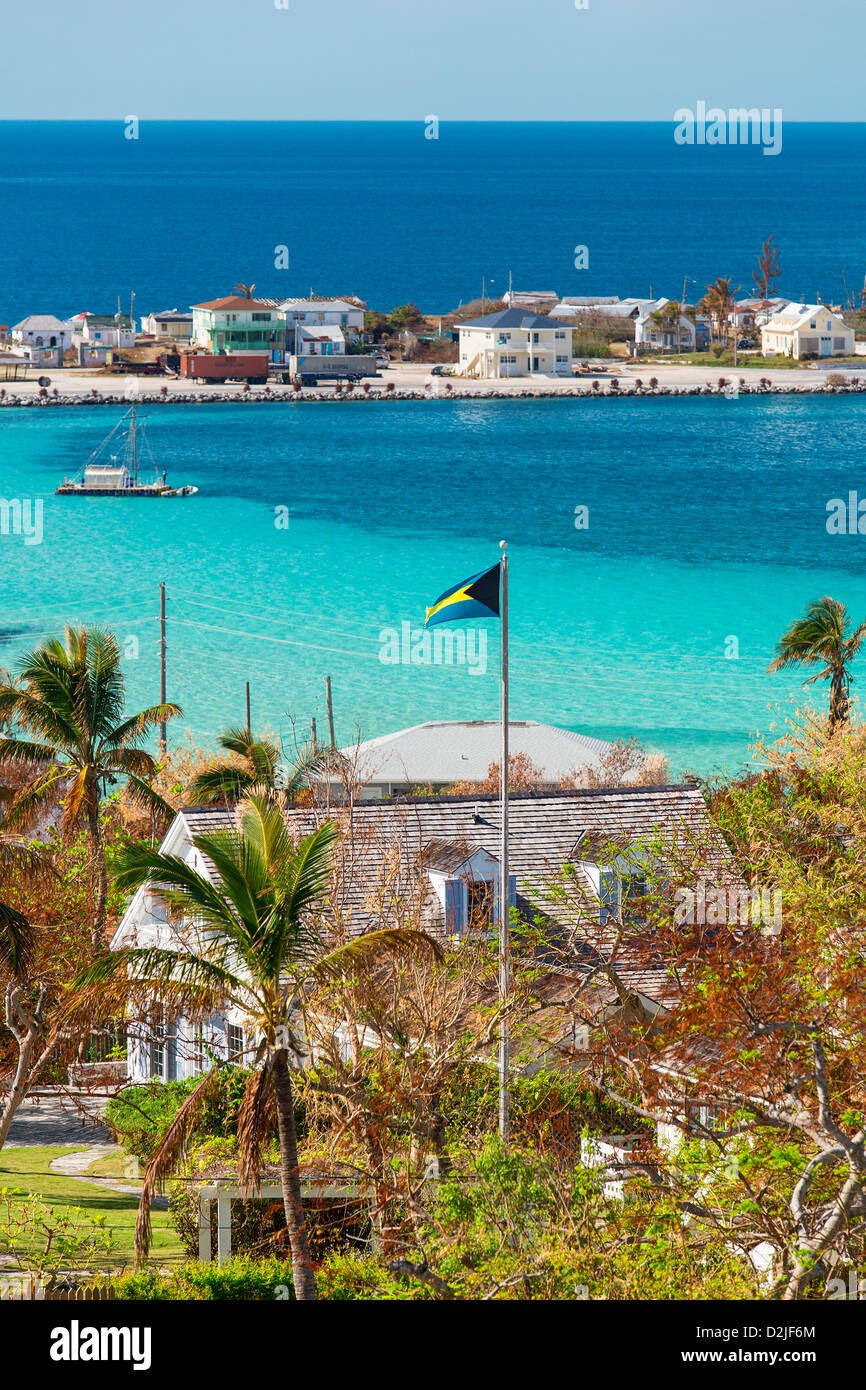 Bahamas, Eleuthera Insel des Governors Harbour Stockfoto