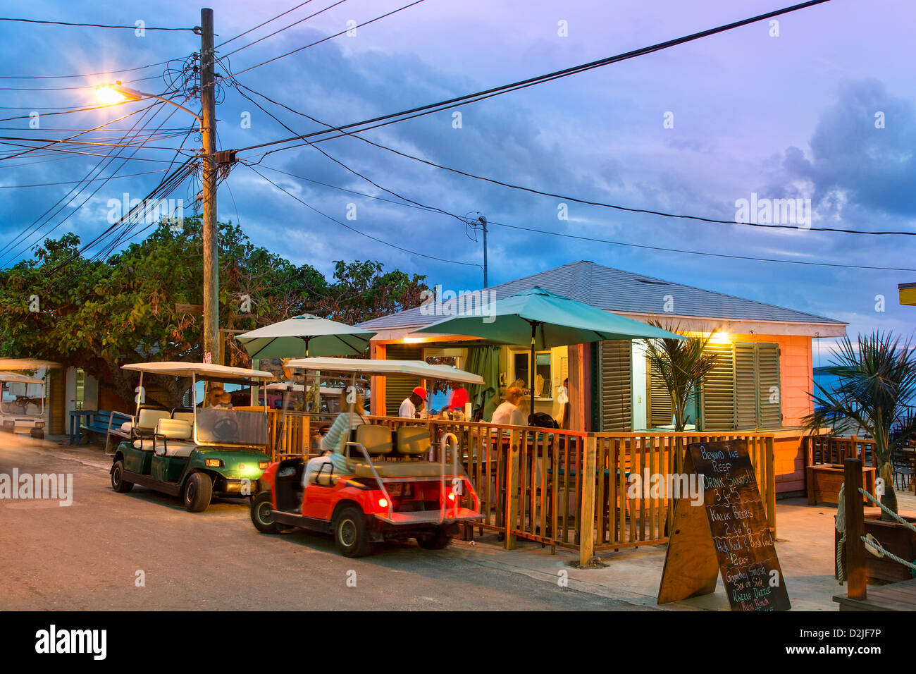 Karibik, Bahamas, Harbor Island, Dunmore Town Stockfoto