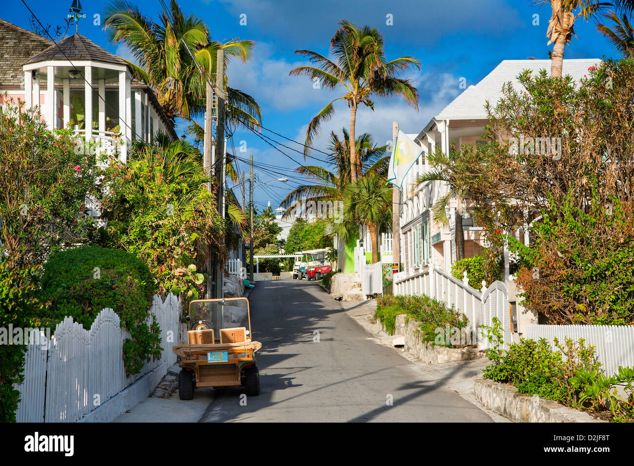 Karibik Bahamas Harbor Island Dunmore Town Stockfoto