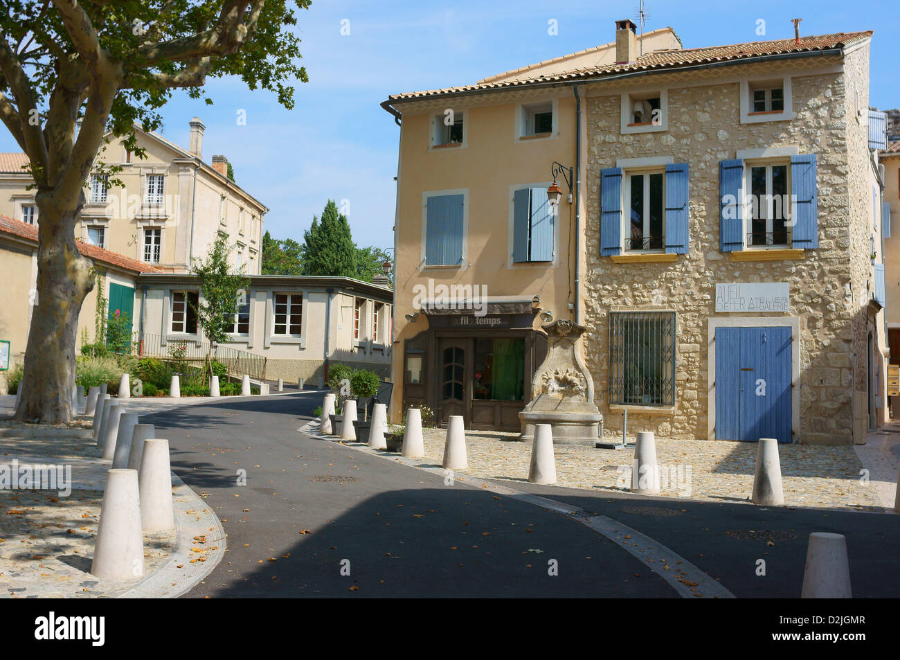 Vacqueiras Dorf Provence Frankreich Stockfoto