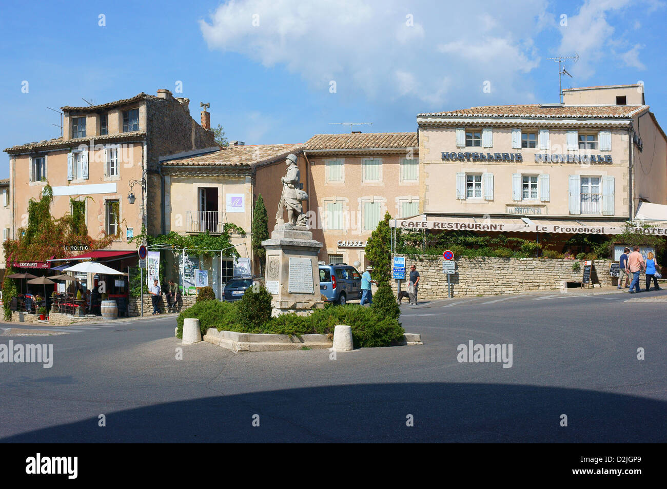 Dorf Gordes Vaucluse Provence Frankreich Stockfoto