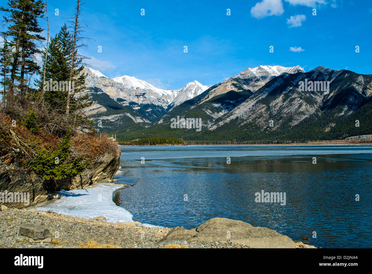 Lac des Arcs, Banff National Park, AB, Kanada Stockfoto