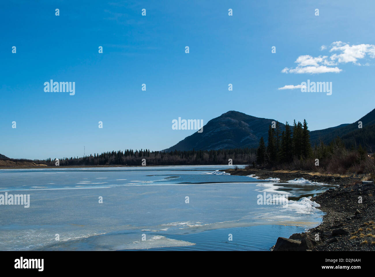 Lac des Arcs, Banff National Park, AB, Kanada Stockfoto