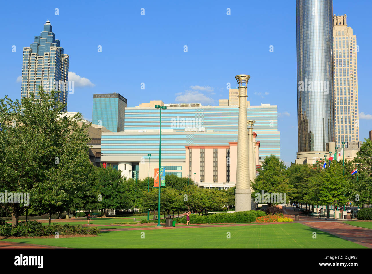 Centennial Olympic Park, Atlanta, Georgia, USA Stockfoto