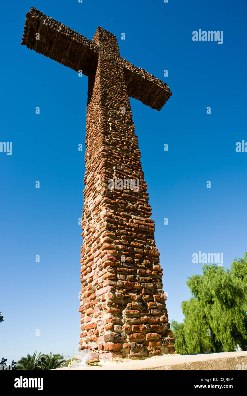 Das Padre-Kreuz in San Diego historischen Presidio Park Stockfoto