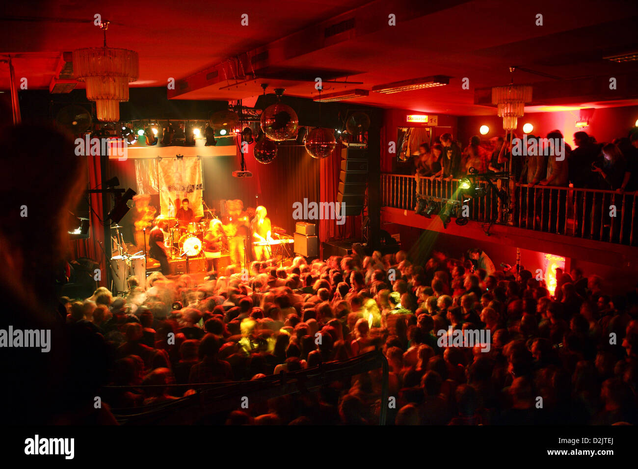 Berlin, Deutschland, Teilnahme an einem Konzert im Festsaal Kreuzberg Stockfoto
