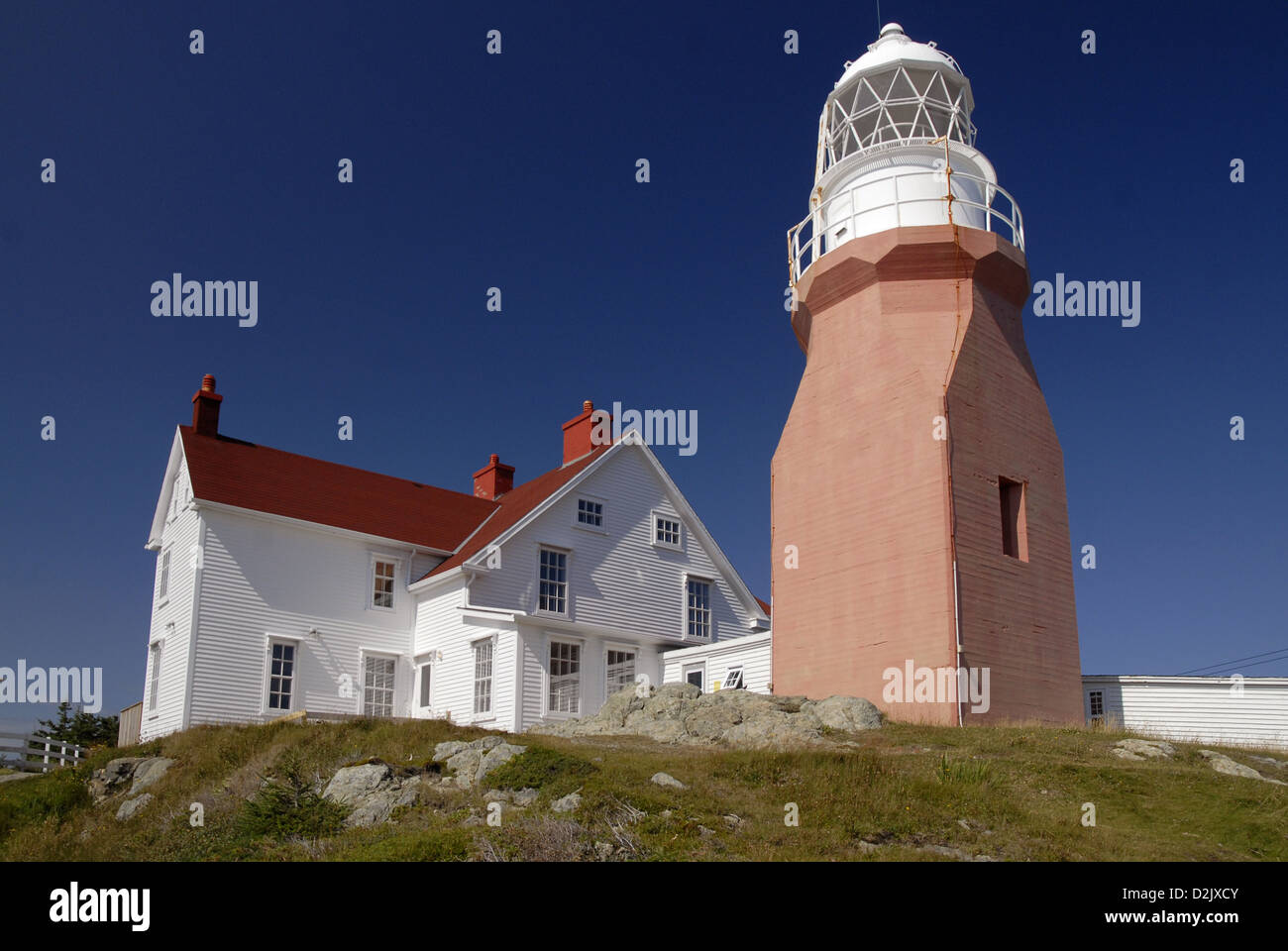 Lange Point Lighthouse, Twillingate, Neufundland Stockfoto