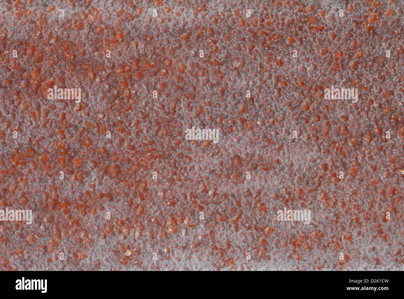 Verrostete orange Stahl Textur Hintergrund. Stockfoto