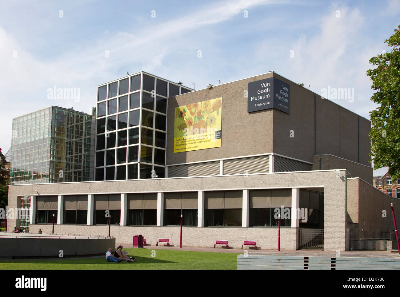 Das Van Gogh Museum, Amsterdam, Holland. Stockfoto