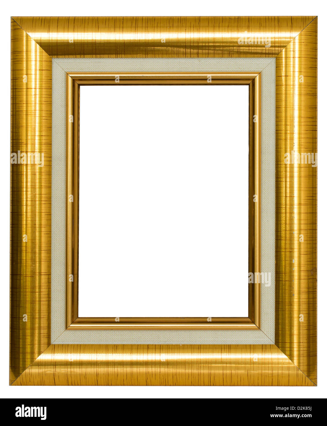 Vergolden Sie Bilderrahmen. Stockfoto