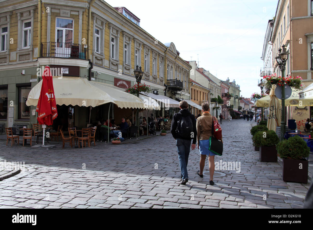 Historischen Kaunas ist die zweitgrößte Stadt in Litauen Stockfoto