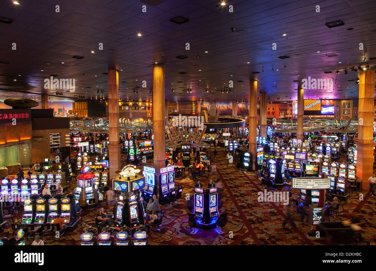 New York New York Hotel and Casino, Las Vegas Stockfoto