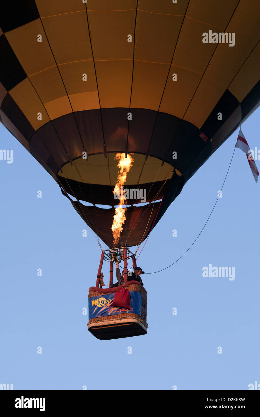 England, Bristol, Ballon Festival, Heißluftballons. Stockfoto
