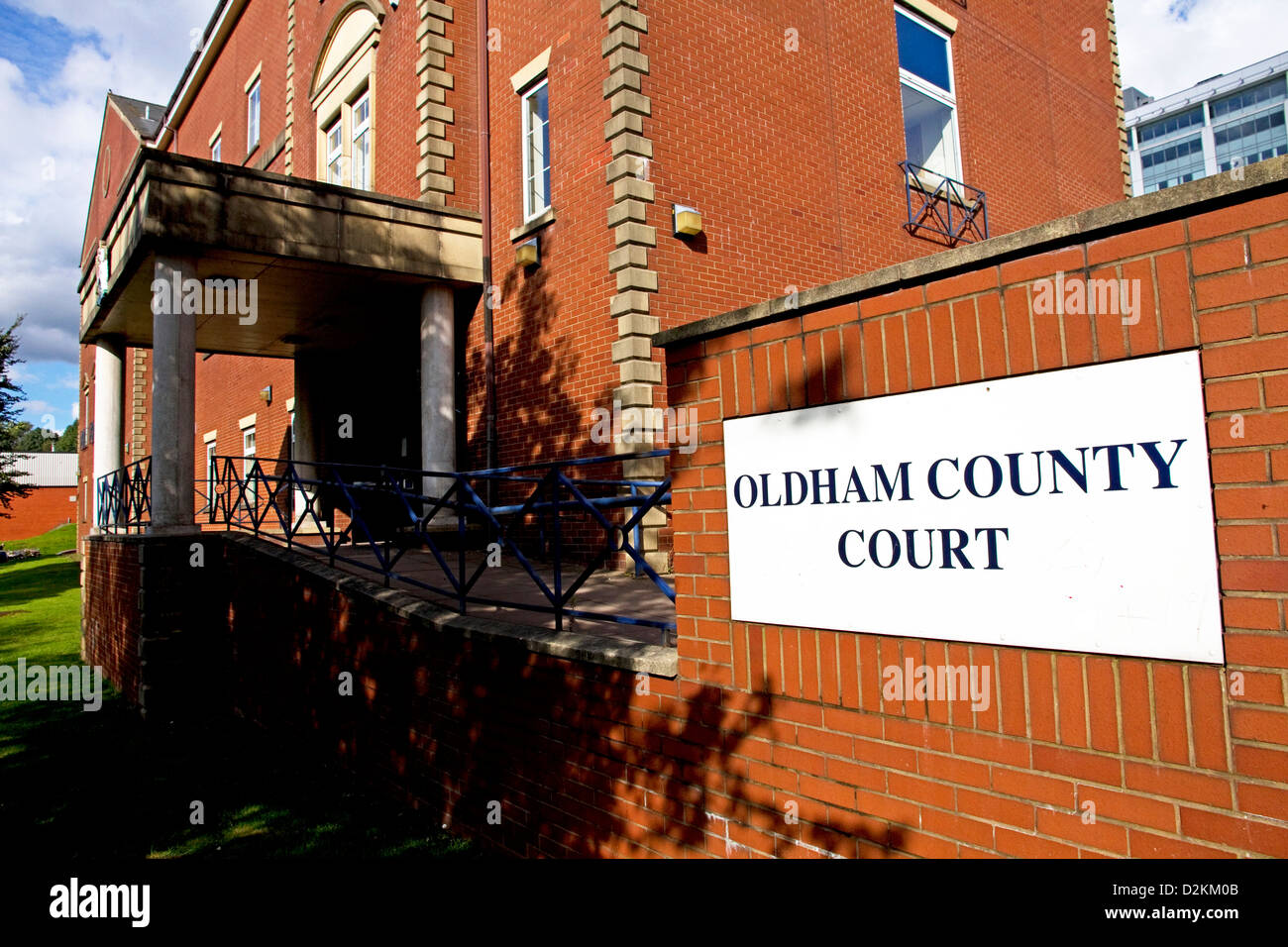 Oldham County Gerichtsgebäude, neue Radcliffe Street, Oldham, Greater Manchester, England, UK Stockfoto