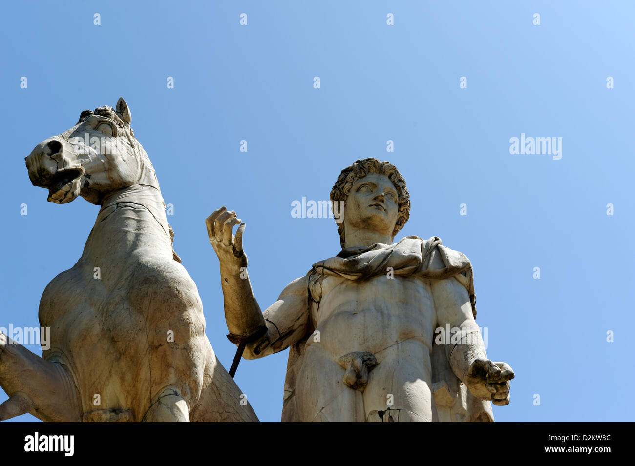 Rom. Italien. Satzung des einen Dioskuren, die Zwillingsbrüder Castor