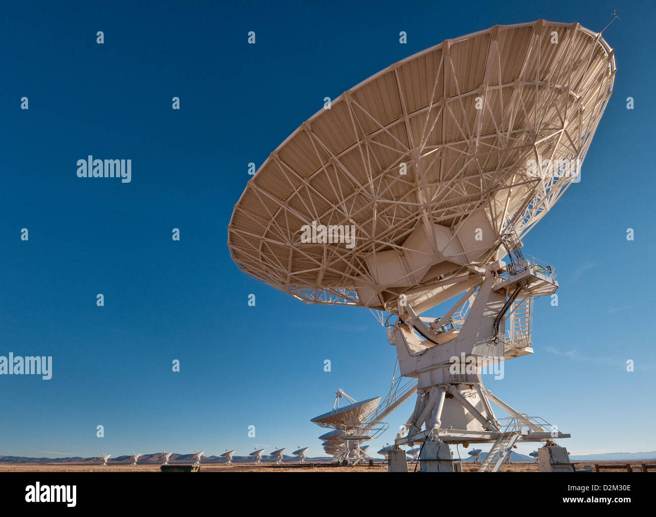 Antennen von der Radioteleskop Very Large Array (VLA), ein Radio Astronomy Observatory in der Nähe von Datil, New Mexico, USA Stockfoto