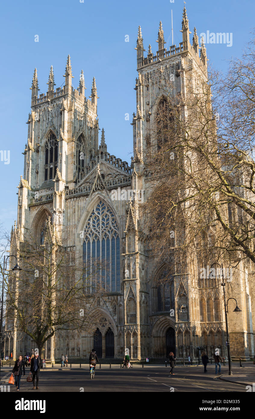 York Minster, Yorkshire, England Stockfoto