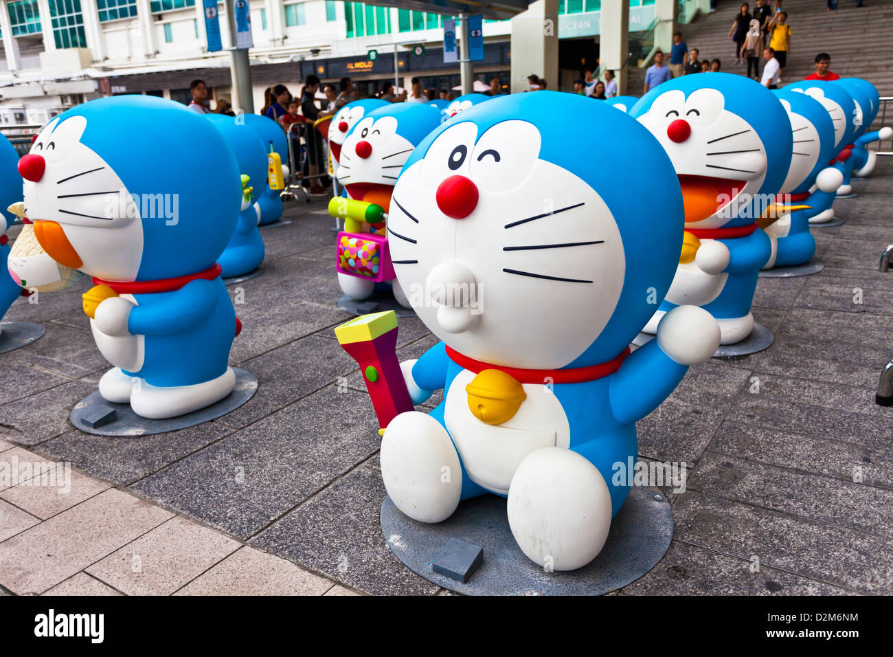 Doreamon Ausstellung in Hongkong Stockfoto