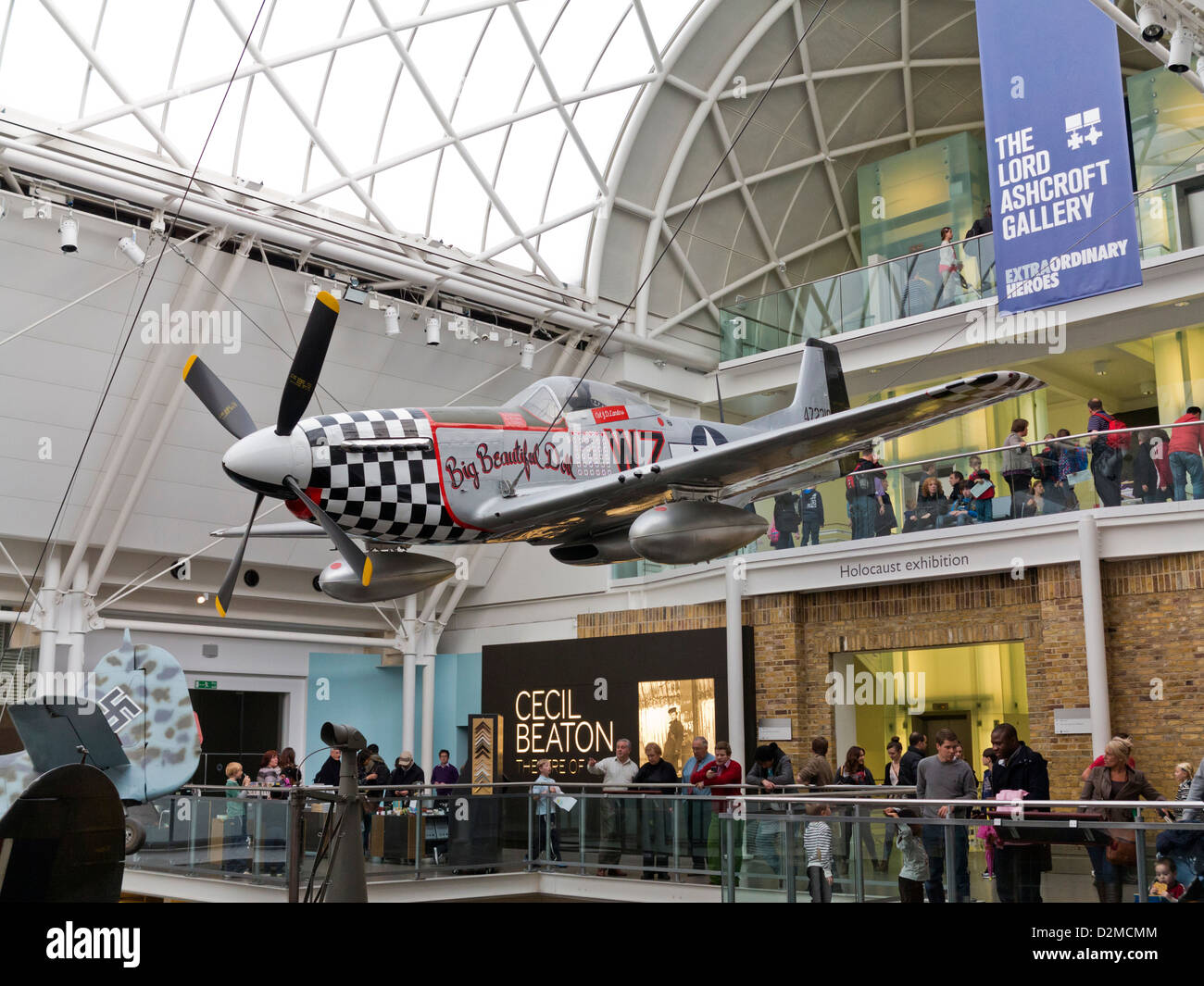Eines der Flugzeuge auf dem Display an das Imperial War Museum, London Stockfoto