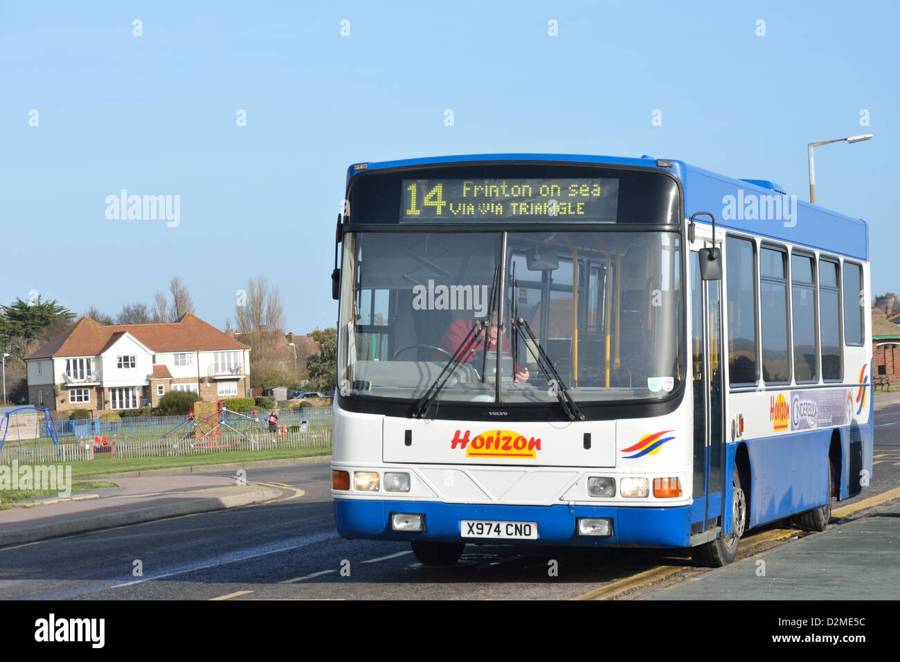 Horizont-Bus in Essex Stockfoto