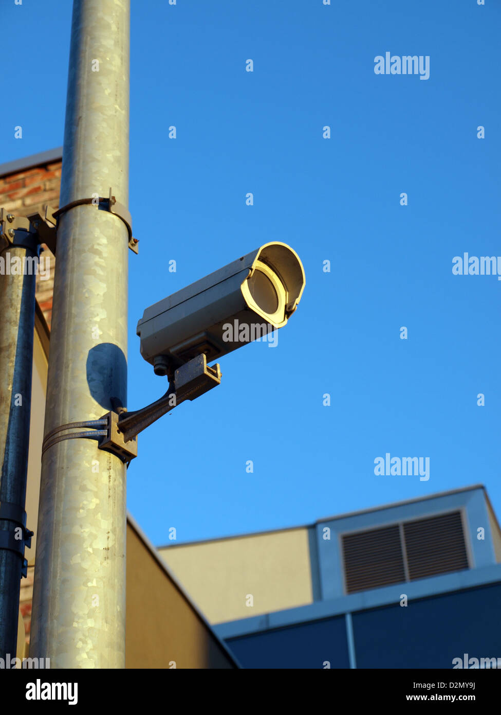 Outdoor-video Überwachung Überwachungskamera Stockfoto