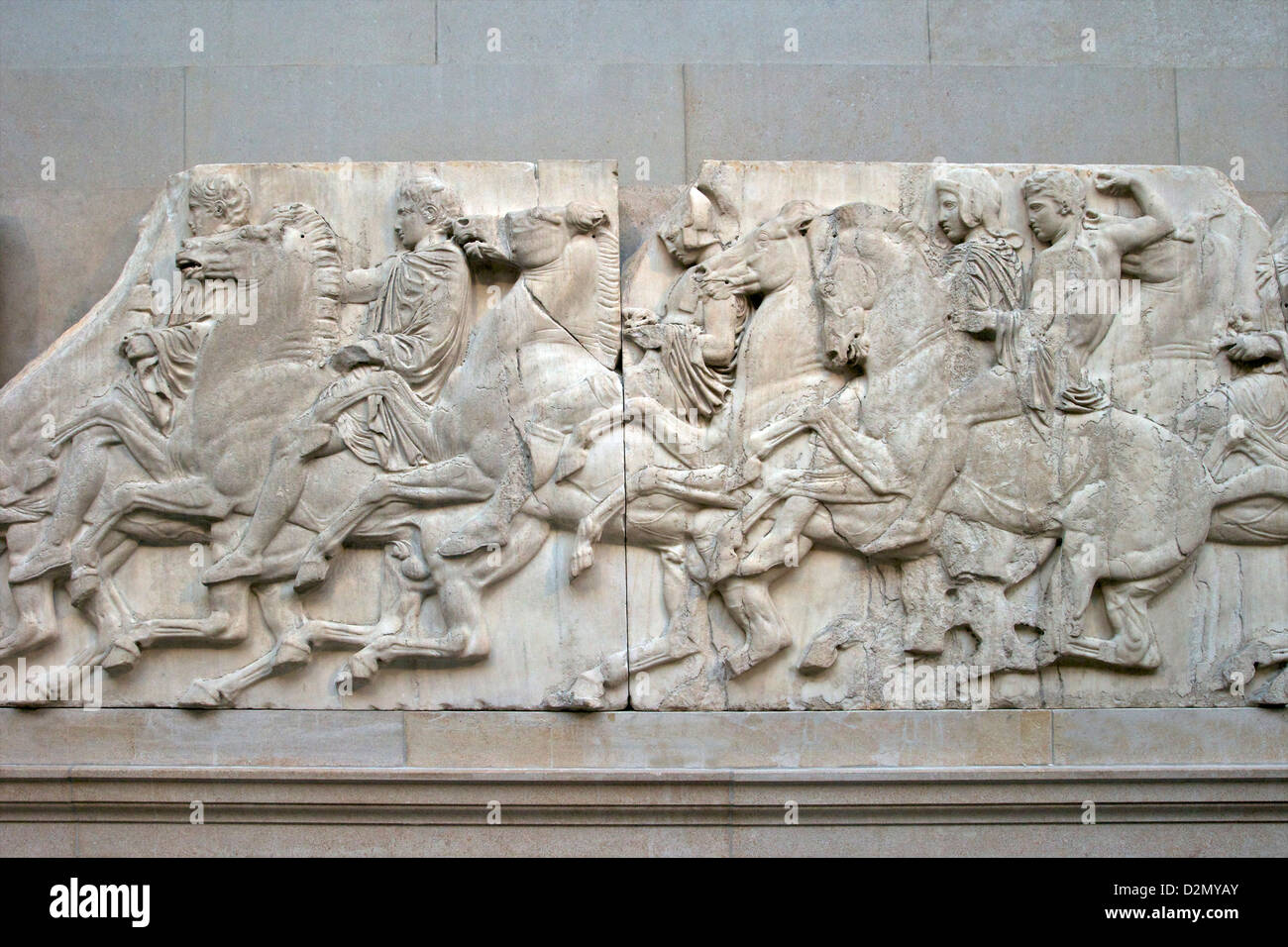 Reiter der Nord Fries, Parthenon British Museum, London, England, UK, GB, Britische Inseln Stockfoto