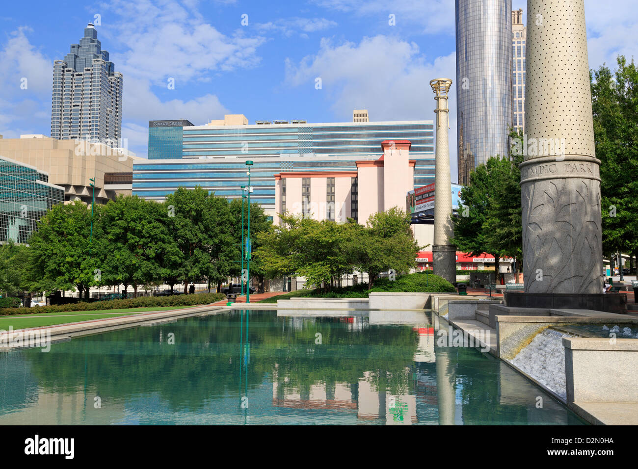 Centennial Olympic Park, Atlanta, Georgia, Vereinigte Staaten von Amerika, Nordamerika Stockfoto