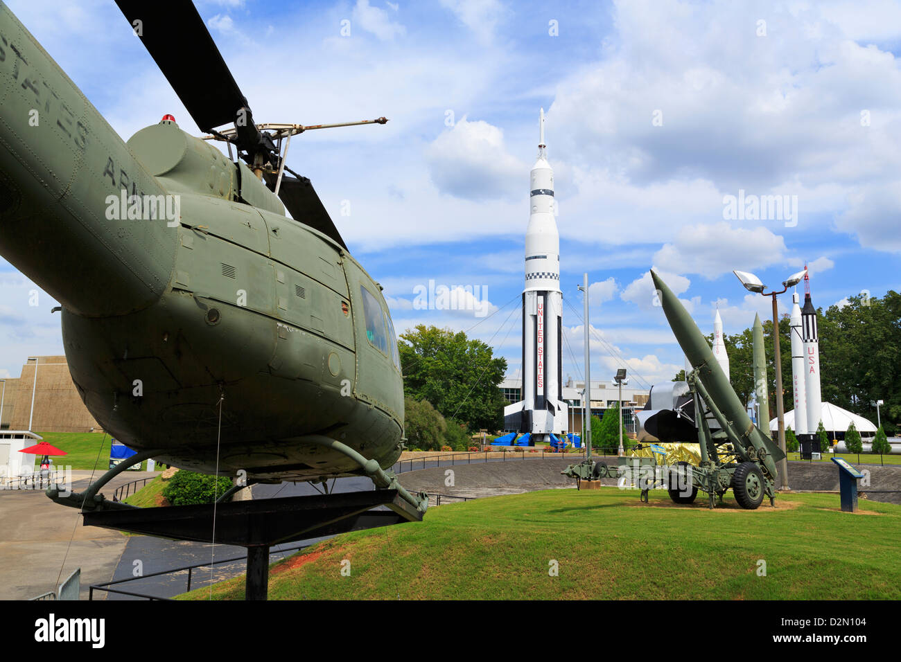United States Space and Rocket Center, Huntsville, Alabama, Vereinigte Staaten von Amerika, Nordamerika Stockfoto