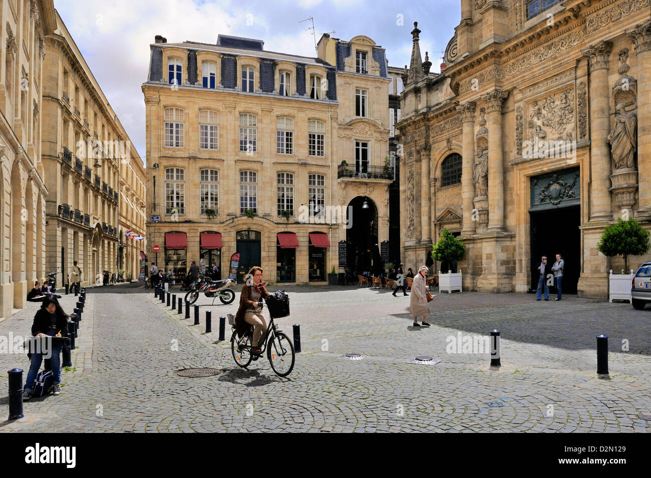 Notre-Dame-Kirche (Eglise Notre-Dame), Bordeaux, UNESCO-Weltkulturerbe, Gironde, Aquitanien, Frankreich, Europa Stockfoto