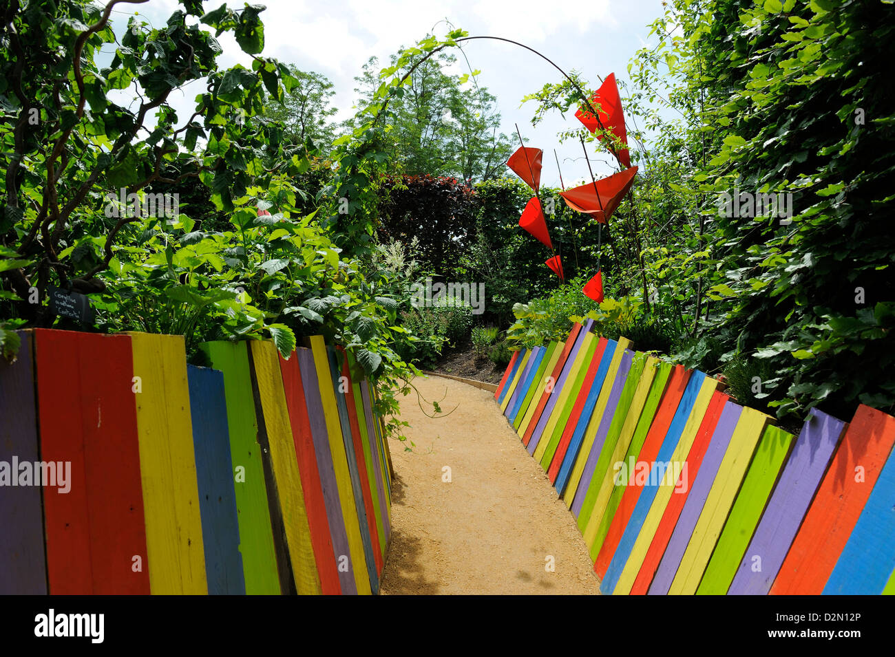 Festival International des Jardins anzuzeigen, Chateau de Chaumont, Chaumont-Sur-Loire, Indre-et-Loire, Loire-Tal, Frankreich Stockfoto
