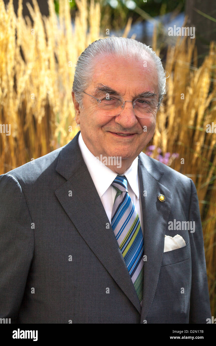 Gualtiero Marchesi, renommierten italienischen Koch. Stockfoto