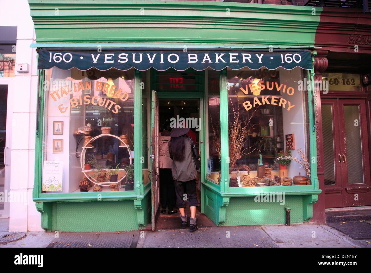 Vesuvio Bäckerei, Soho, Manhattan, New York City, Vereinigte Staaten von Amerika, Nordamerika Stockfoto