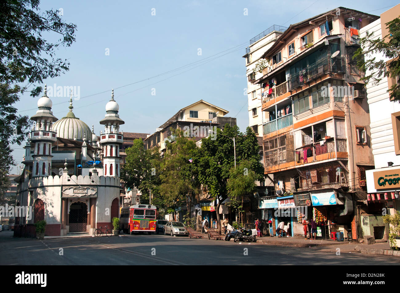 Moschee Gol Masjid - Indien Mumbai (Bombay) Indien Stockfoto