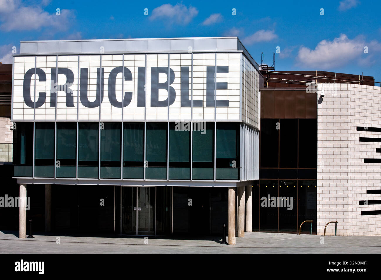 Crucible Theatre in Sheffield, South Yorkshire England Großbritannien Stockfoto