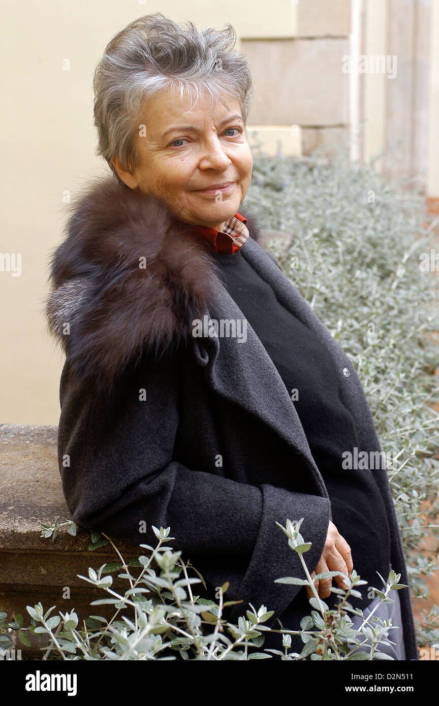 Dominique Manotti, französische Schriftstellerin, Barcelona, Spanien Stockfoto