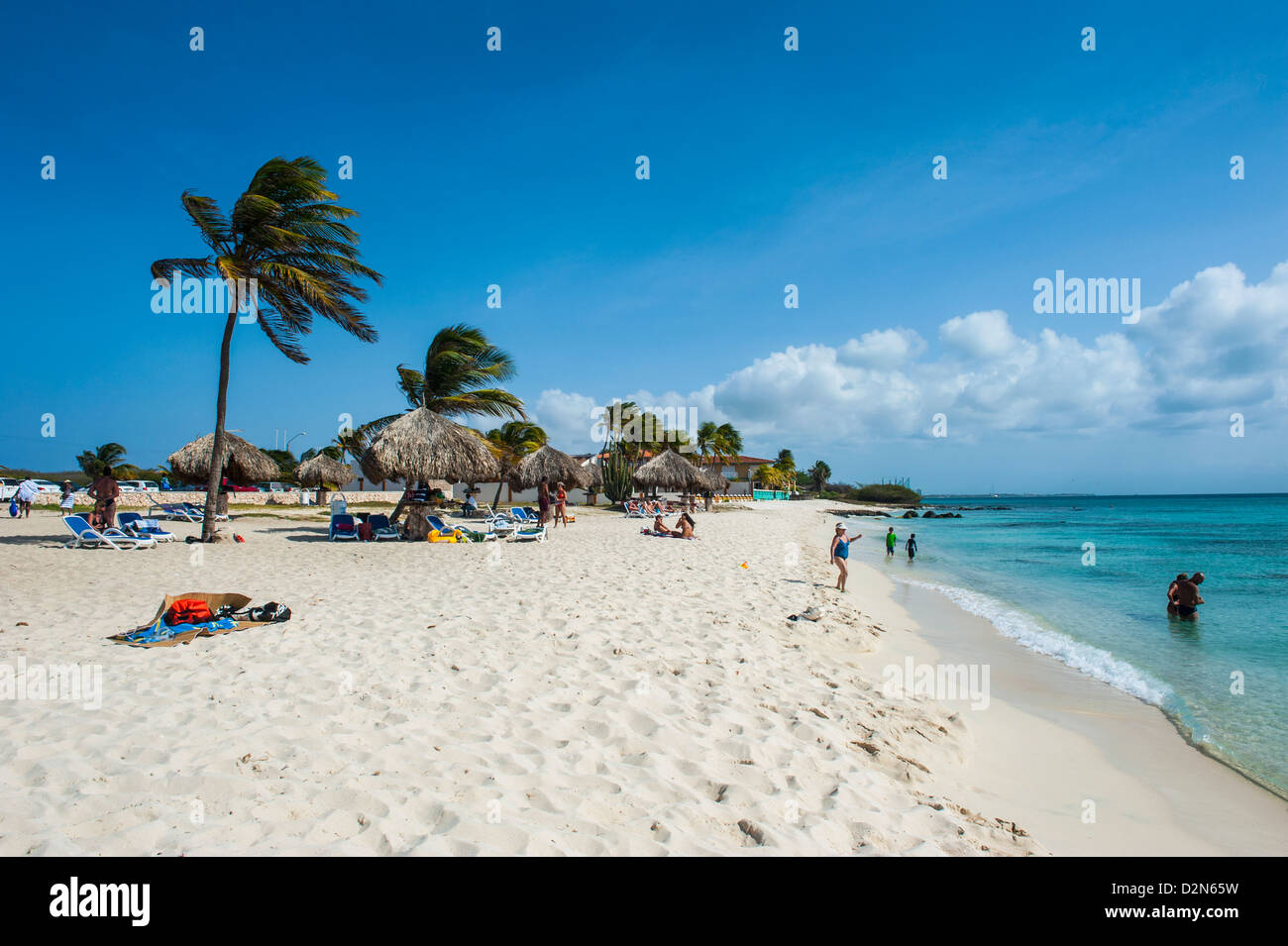 Malmuk Beac, Aruba, ABC-Inseln, Niederländische Antillen, Karibik, Mittelamerika Stockfoto