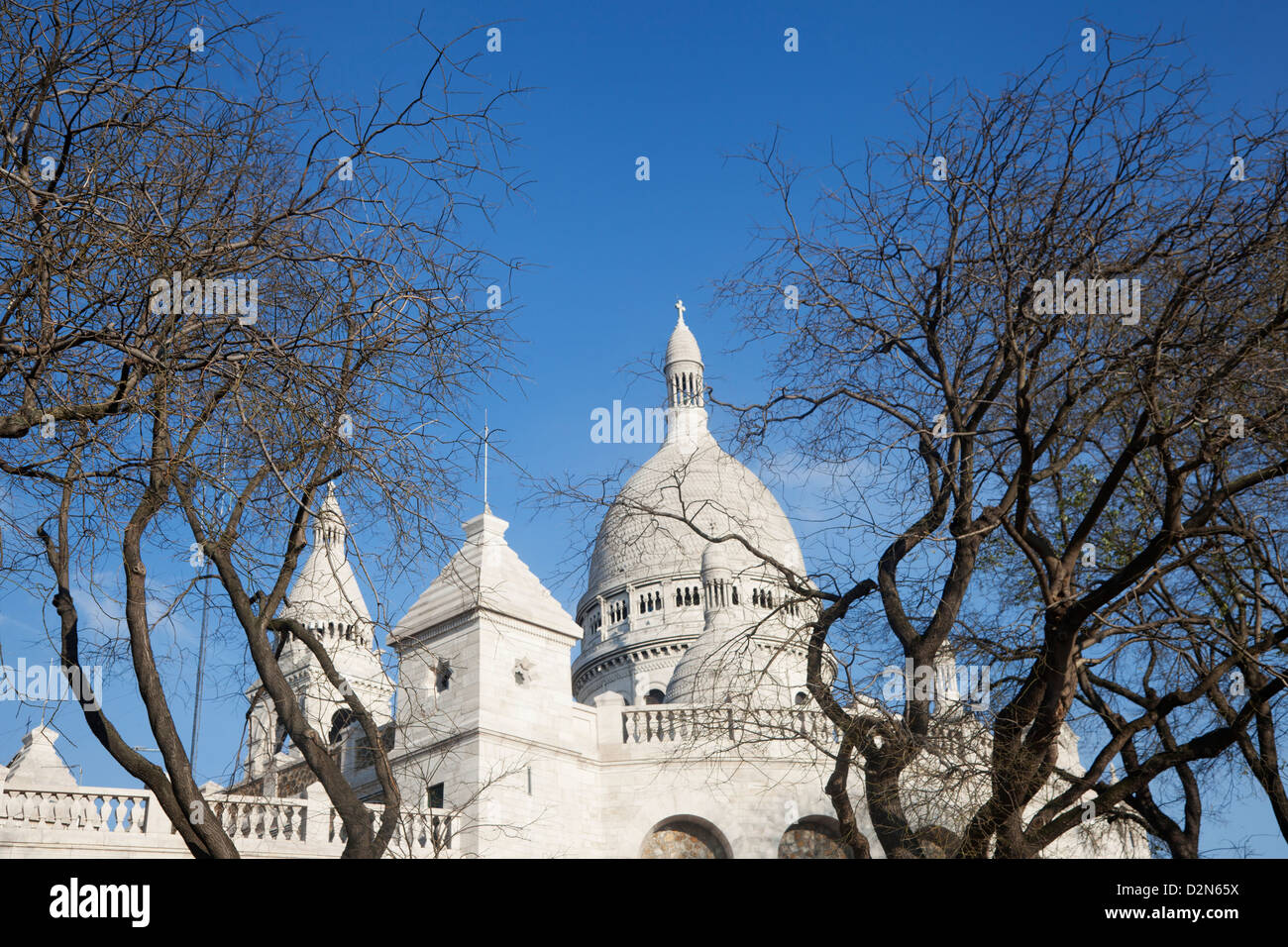 Sacre Coeur Basilika Paris Stockfoto