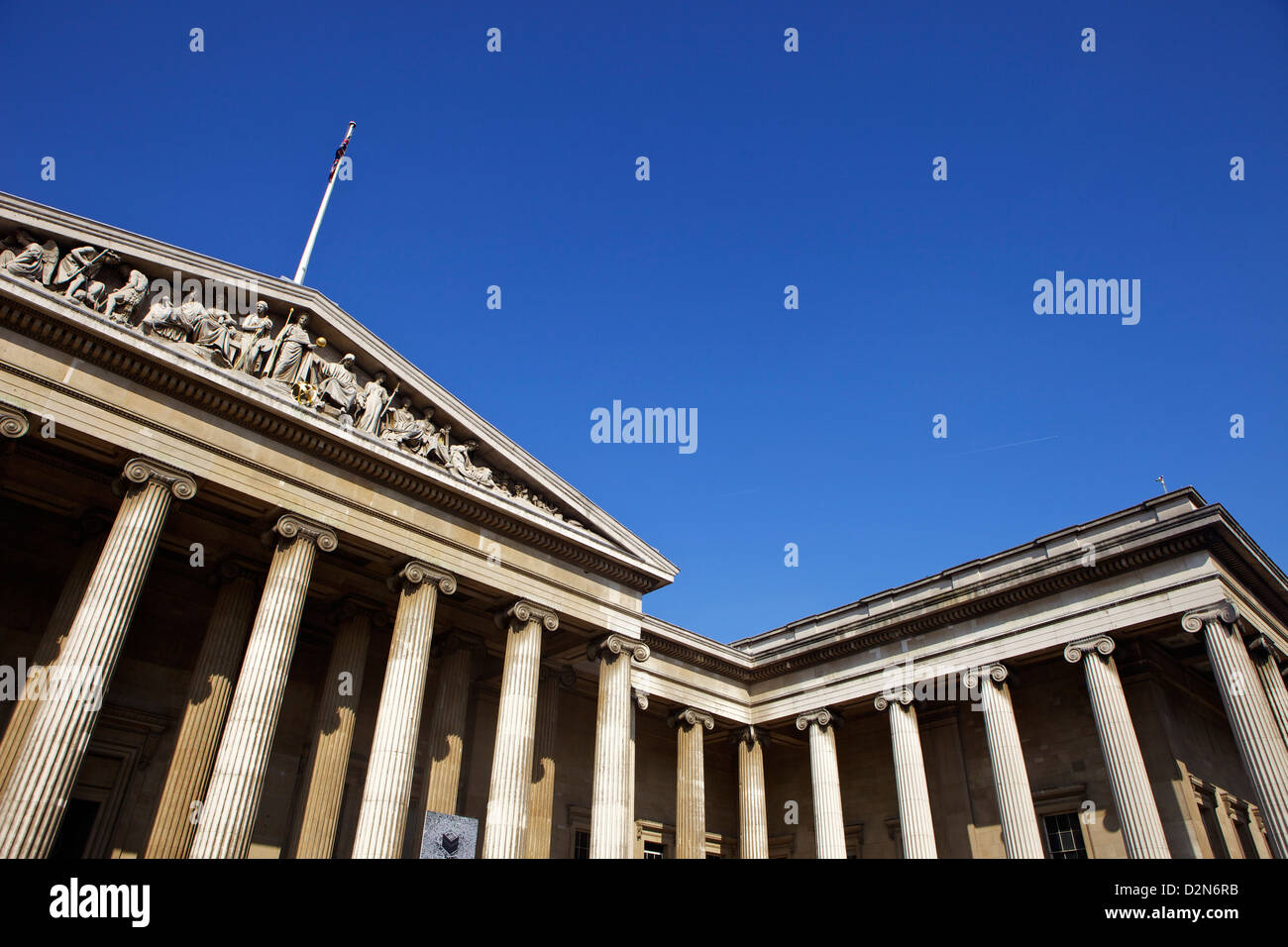Das British Museum, Great Russell Street, London, England, Vereinigtes Königreich, Europa Stockfoto