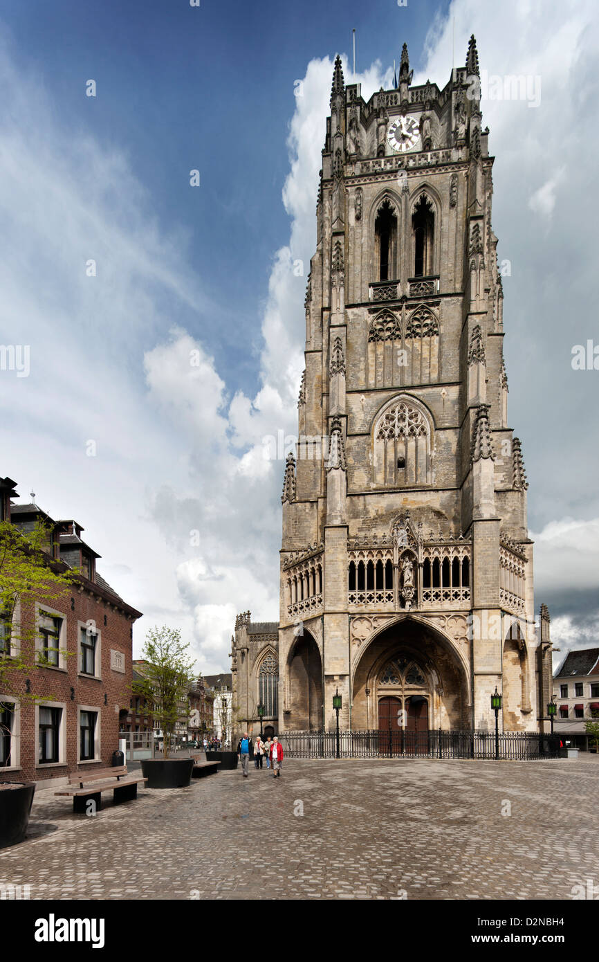 Die Basilika Tongeren / Onze-Lieve-Vrouwe Basiliek in Tongeren, Belgien Stockfoto