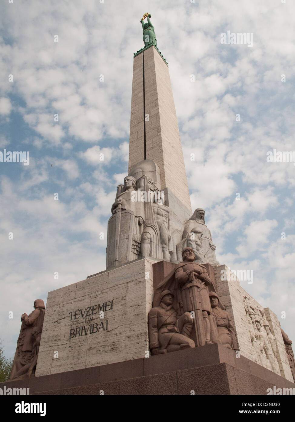 Denkmal für die Helden, Riga, Lettland Stockfoto