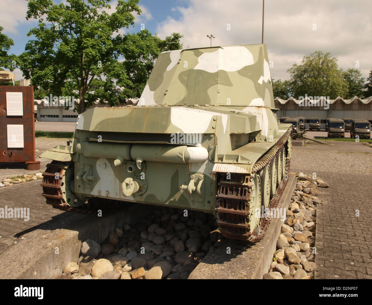 Der Nahkamofkanone I Panzer war ein selbstfahrendes deutscher Artilleriefahrzeug, das in den frühen Stadien des Zweiten Weltkriegs entwickelt wurde. Stockfoto