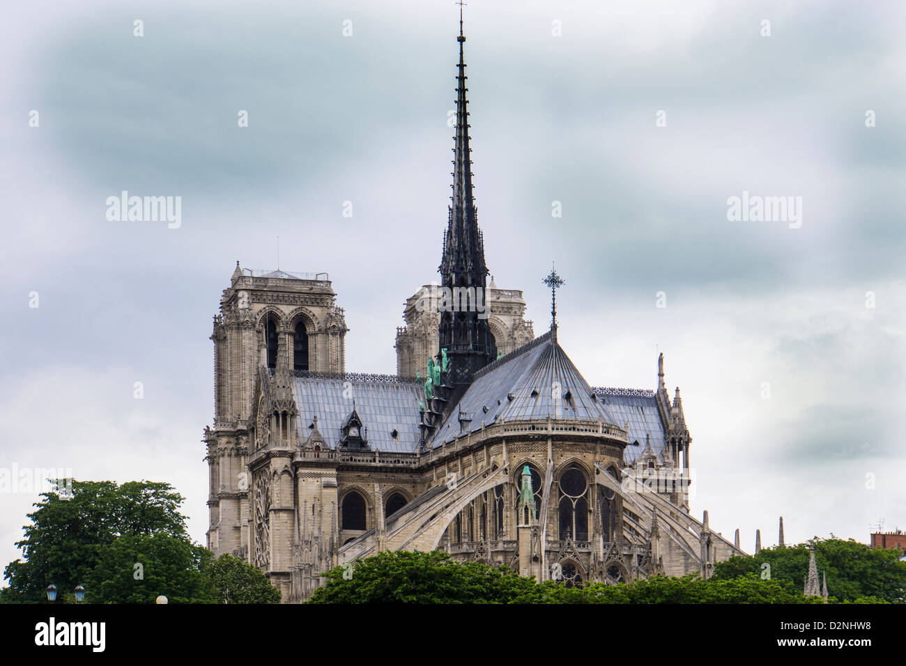 Kathedrale Notre-Dame in Paris Frankreich Stockfoto
