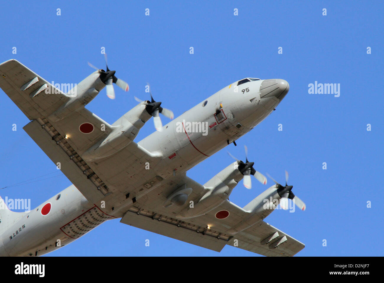 Lockheed P - 3C ASW Flugzeug von Japan Maritime Self Defense Force Stockfoto