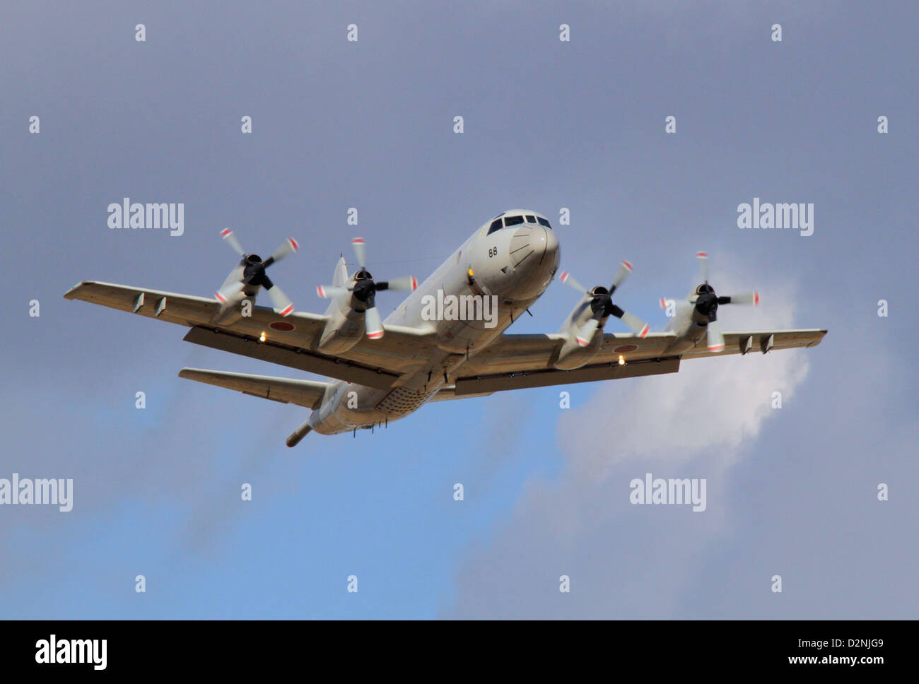 Lockheed P - 3C ASW Flugzeug von Japan Maritime Self Defense Force Stockfoto