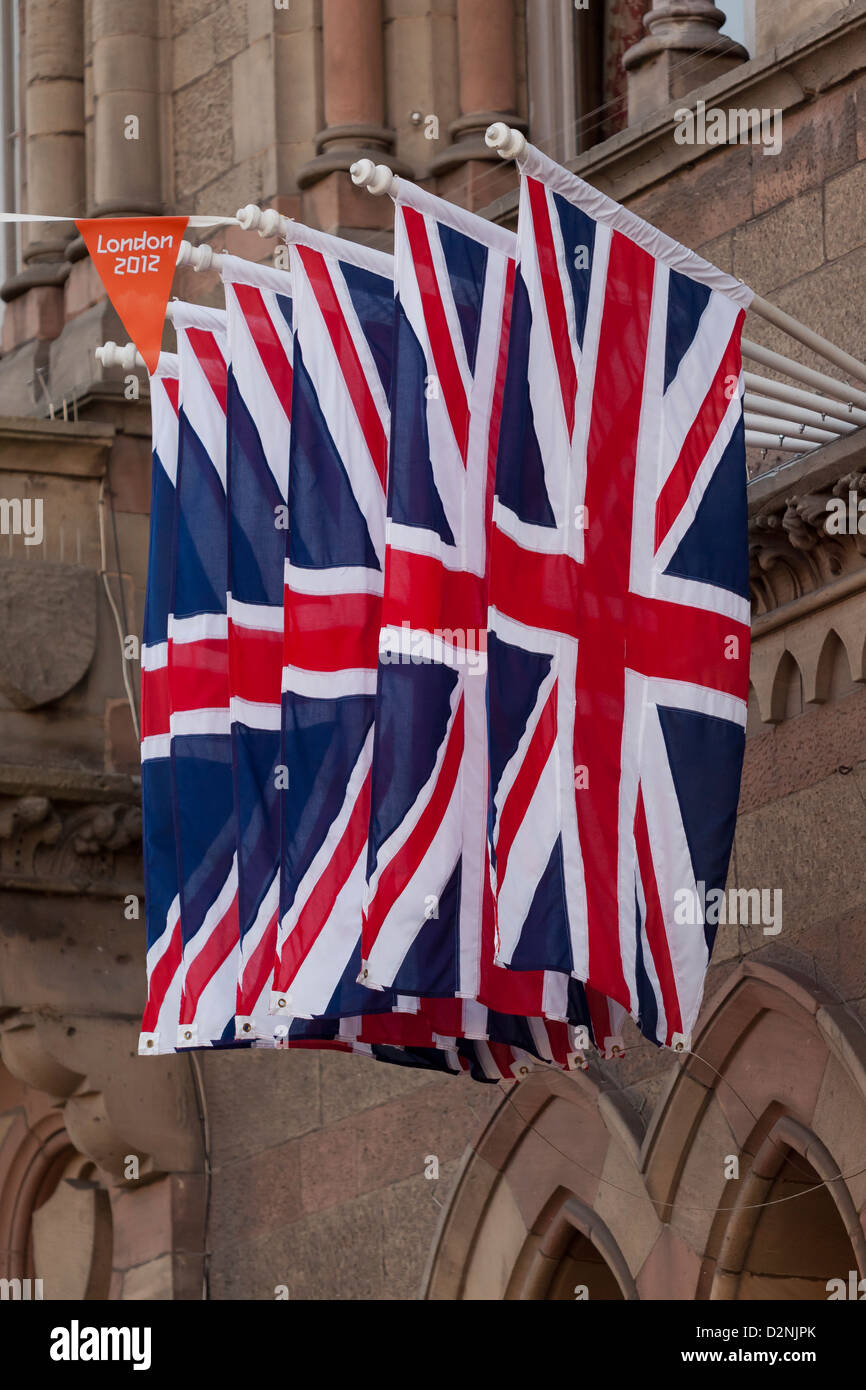 Flagge von Großbritannien Stockfoto